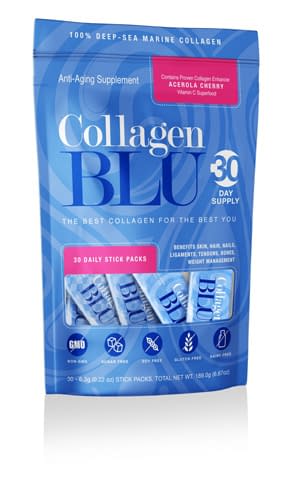 Collagen BLU - Pure Marine Collagen Peptides With Acerola Cherry Vitamin C Superfood